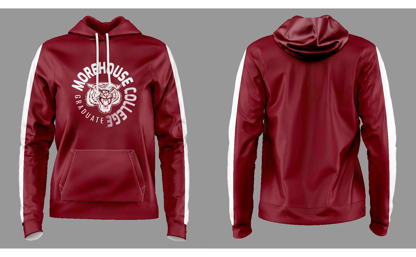 PSA Collegiate Morehouse College Athletic Track Jacket Hoodie