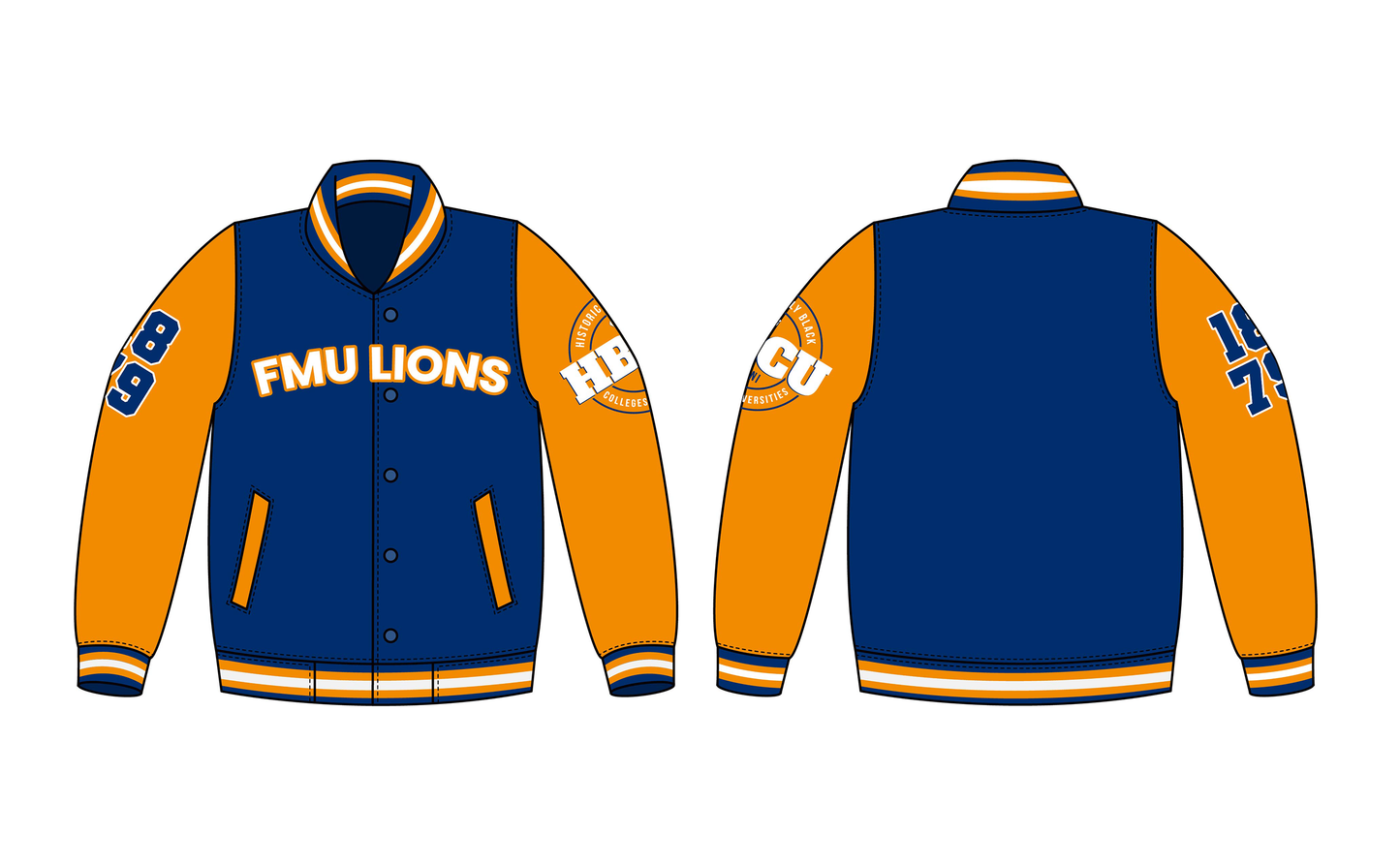 PSA Collegiate FMU Lions Varsity Bomber Jacket