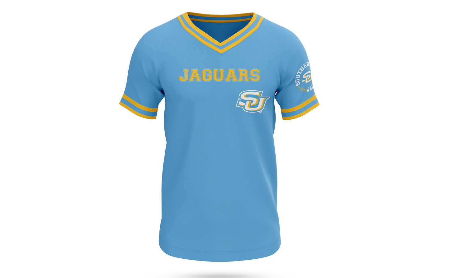 PSA Collegiate Southern University Jaguars V-Neck Alumni Baseball Jersey