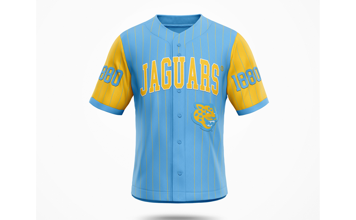 PSA Collegiate Southern University Jaguars Pinstripe Alumni Baseball Jersey