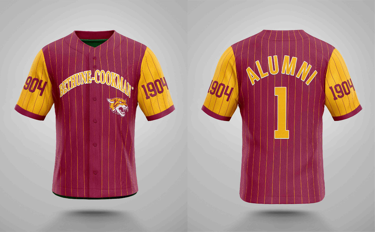 PSA Collegiate Bethune-Cookman Wildcats Baseball Jersey