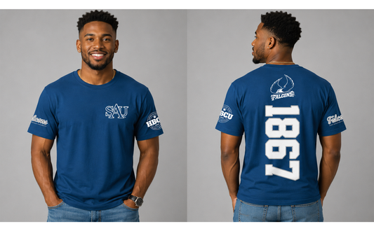 PSA Collegiate Saint Augustine's Falcons 1867 Graphic Tee