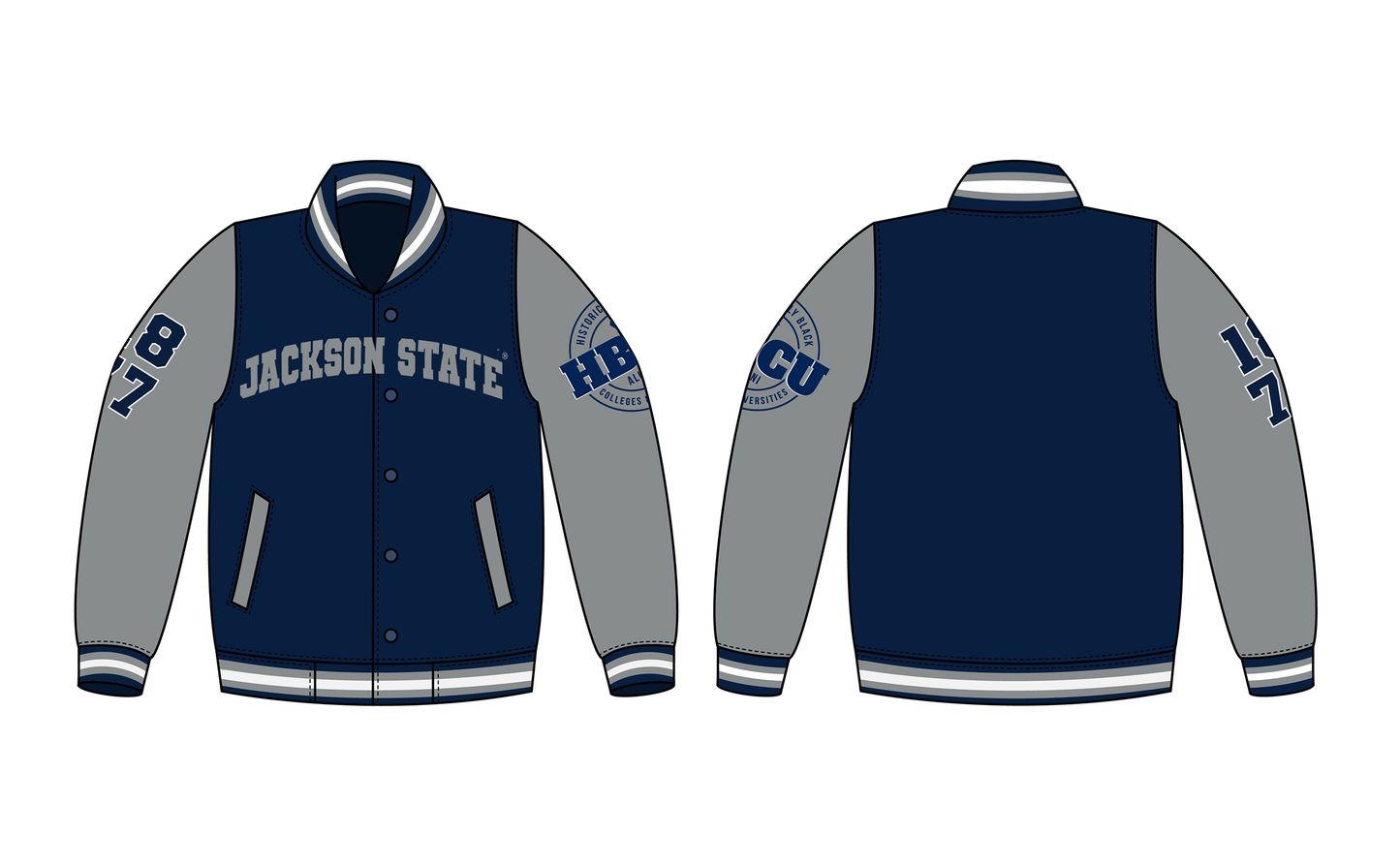 PSA Collegiate JSU Tigers Varsity Bomber Jacket