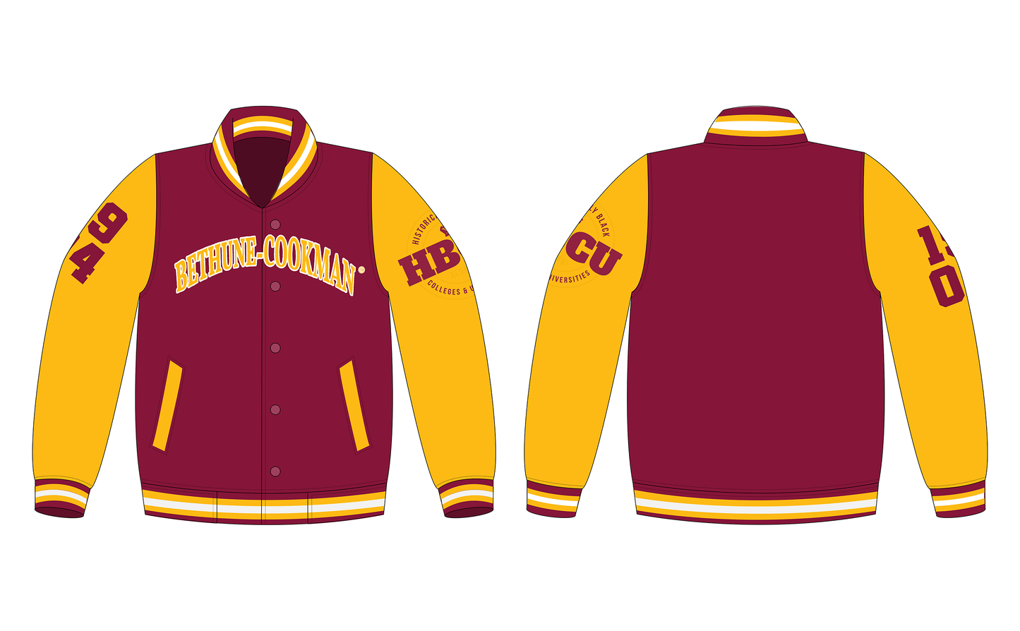 PSA Collegiate Bethune-Cookman Wildcats Varsity Jacket