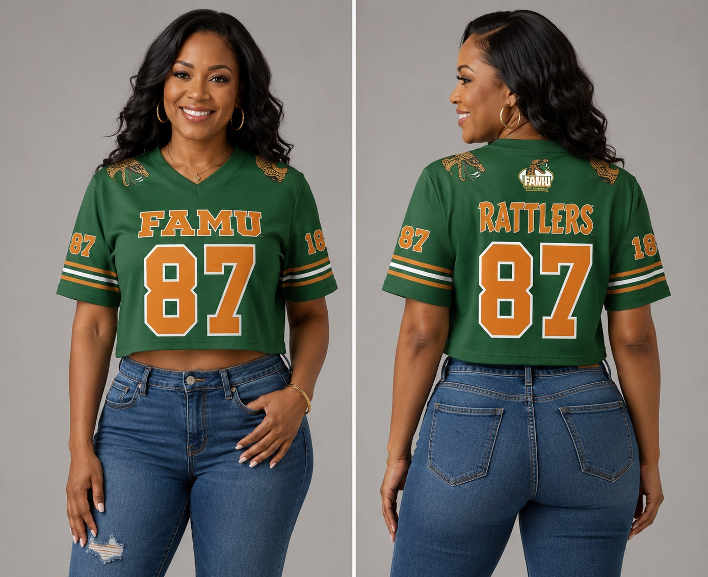 FAMU Cropped Sport Fashion Jersey