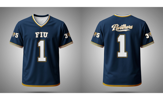 PSA Collegiate FIU Panthers V-Neck Game-Day Jersey