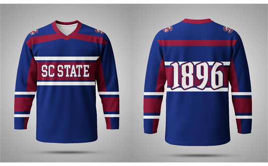 PSA Collegiate South Carolina State Bulldogs 1896 Hockey Jersey