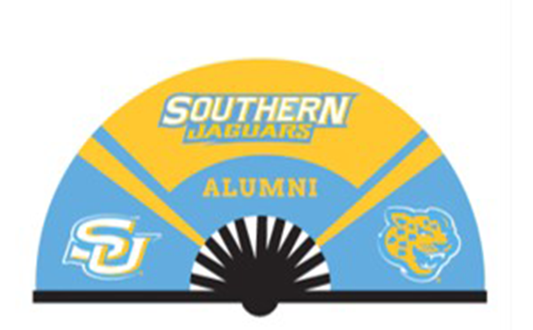 PSA Collegiate Southern University Jaguars Alumni Hand Fan