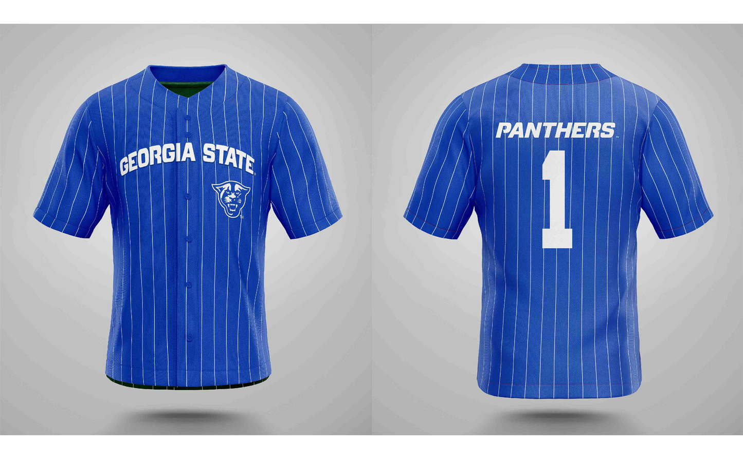 PSA Collegiate GSU Panthers Performance Game Time Button-Down Jersey