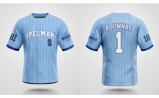 PSA Collegiate Spelman College Jaguars Alumnae Baseball Jersey