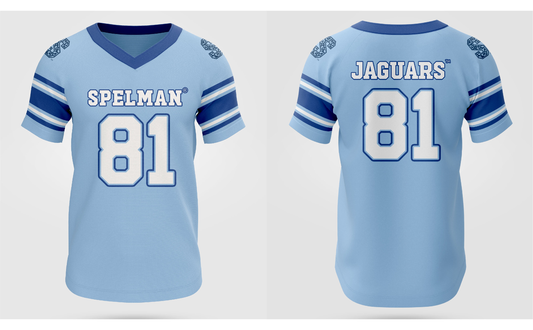 PSA Collegiate Spelman College Jaguars 81 Football Jersey