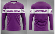 PSA Collegiate Morris Brown Wolverines LS Performance Tee