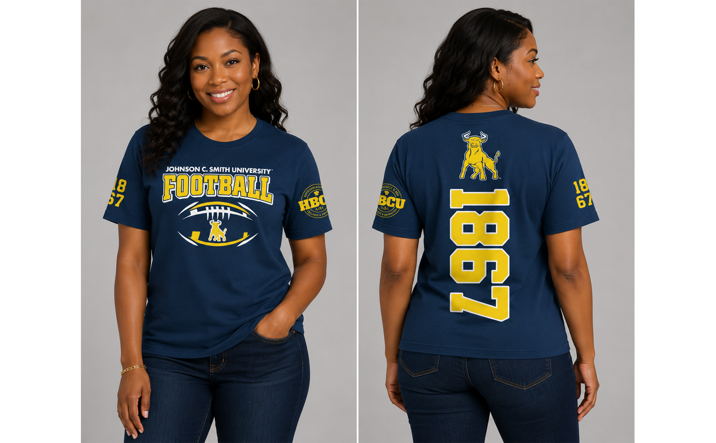 PSA Collegiate Johnson C. Smith University Women's Graphic T-Shirt
