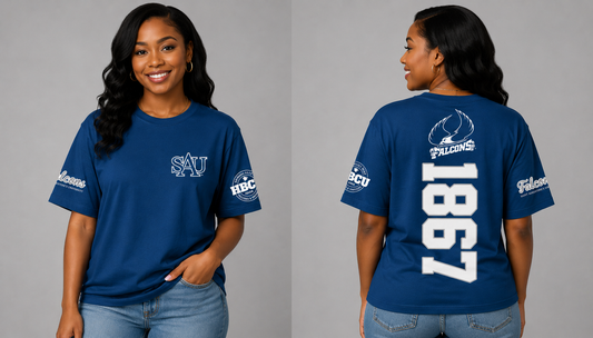 PSA Collegiate Saint Augustine's Falcons Women's 1867 Graphic Tee