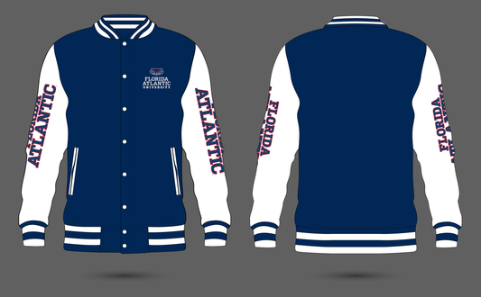 PSA Collegiate Florida Atlantic Owls Varsity Jacket