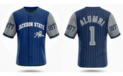 PSA Collegiate JSU Tigers Baller Pinstripe Baseball Jersey