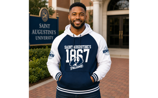 PSA Collegiate Saint Augustine's Falcons Men's 1867 Fleece Hoodie