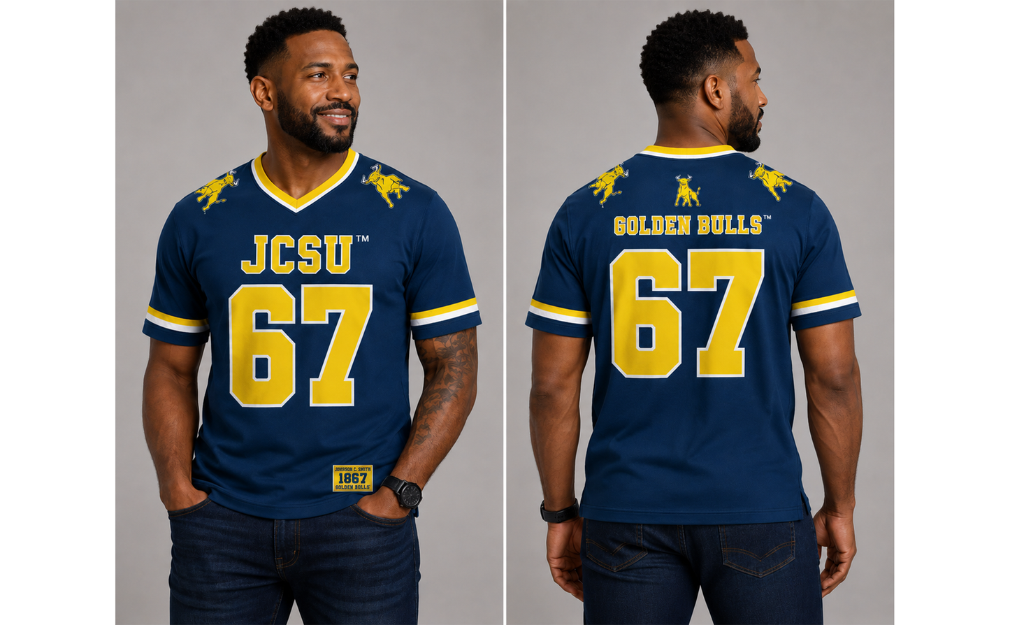 PSA Collegiate Johnson C. Smith University Men's Football Jersey