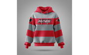 PSA Collegiate Clark Atlanta Panthers Rugby Striped Hoodie