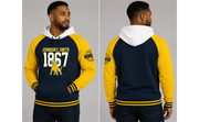 PSA Collegiate Johnson C. Smith University Men's Colorblock Hoodie