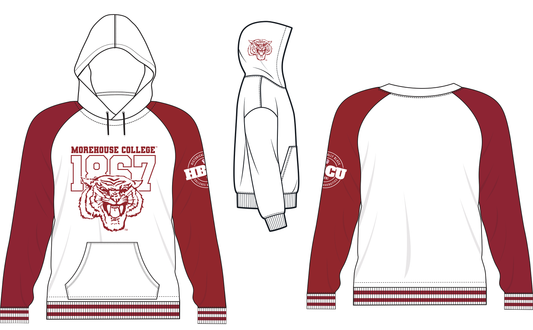 PSA Collegiate Morehouse College 1867 Colorblock Hoodie